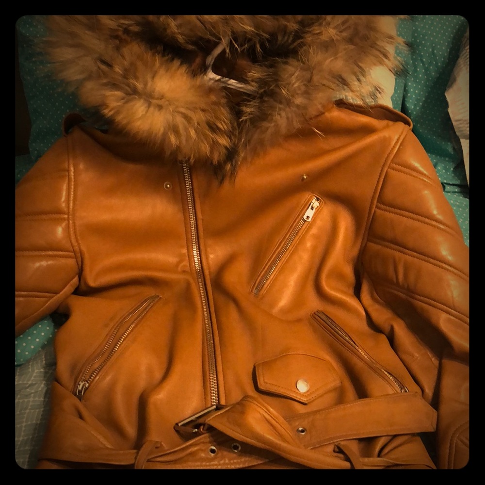 Leather Fashion Hudson jacket